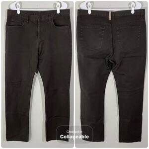 LORO PIANA Dark Brown Cotton Twill 5-Pocket Pants Men’s Size 36 X 32 Italy